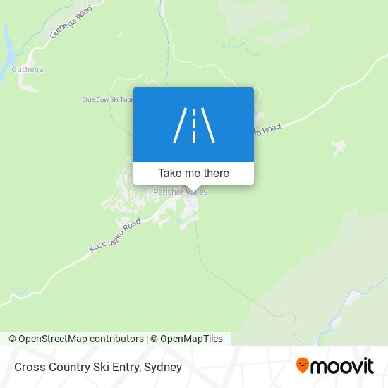 Cross Country Ski Entry map