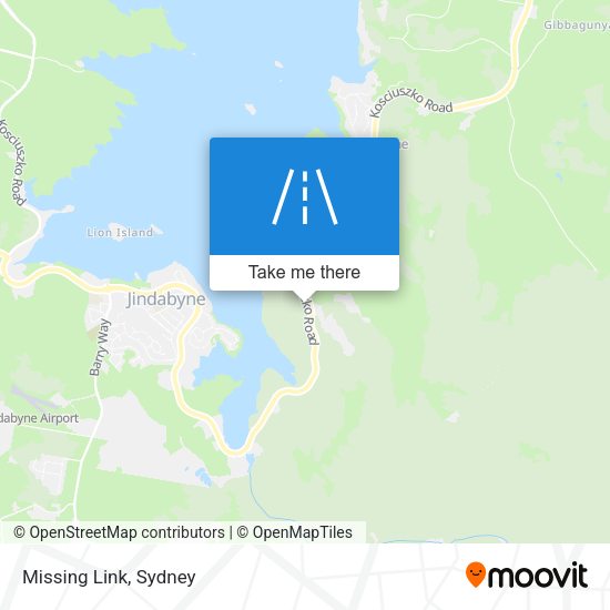Missing Link map