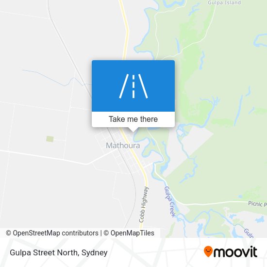 Gulpa Street North map