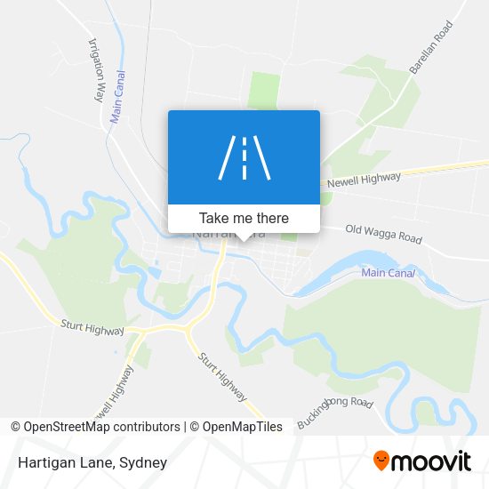 Hartigan Lane map