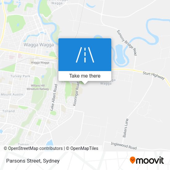Parsons Street map