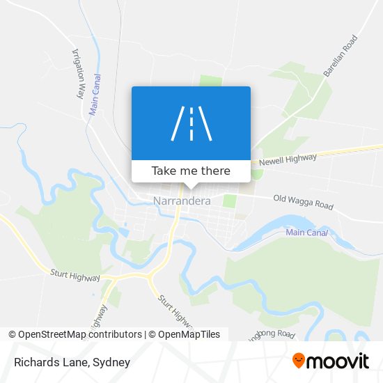 Richards Lane map