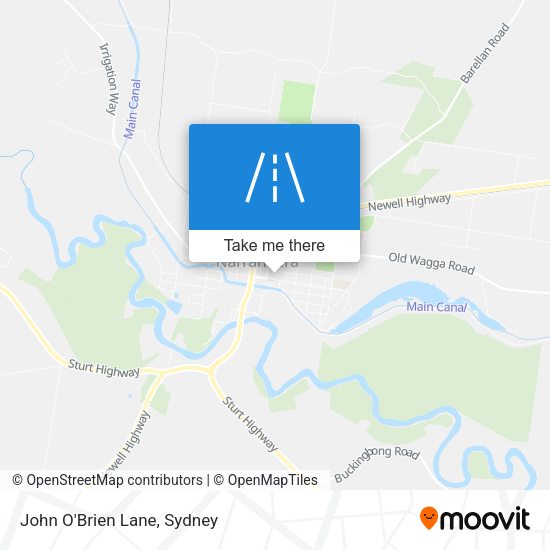 John O'Brien Lane map