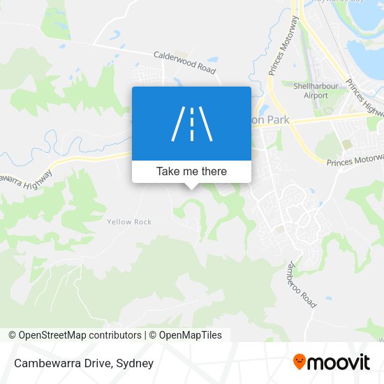 Cambewarra Drive map