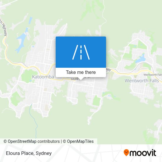 Eloura Place map