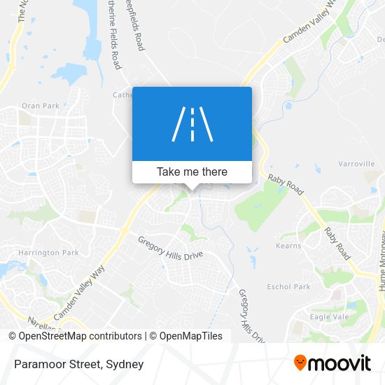 Paramoor Street map