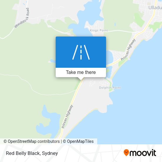 Red Belly Black map