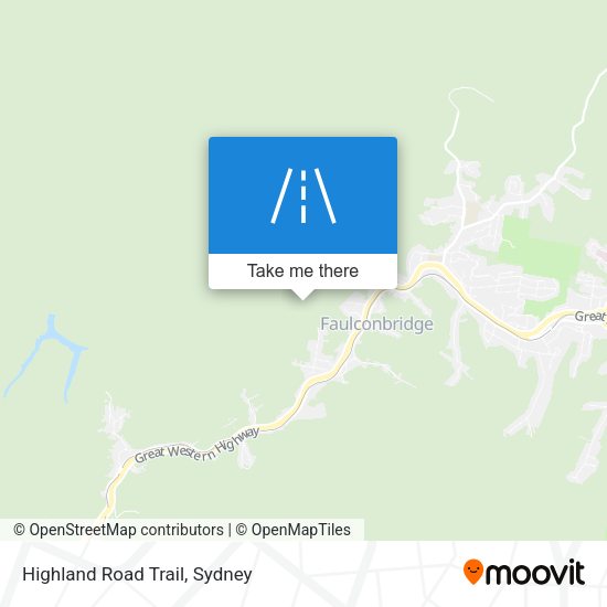 Highland Road Trail map
