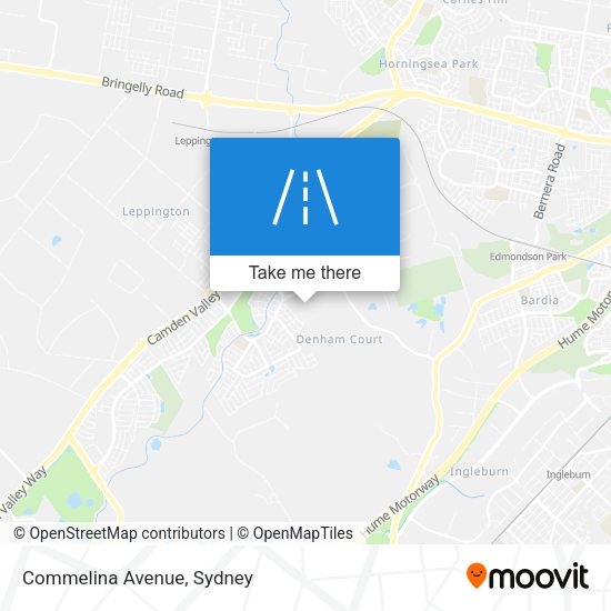 Commelina Avenue map