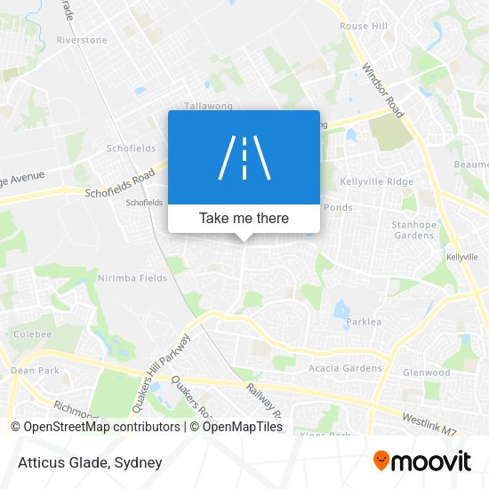 Atticus Glade map