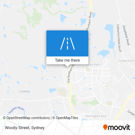 Woolly Street map