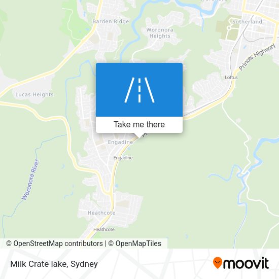 Milk Crate lake map