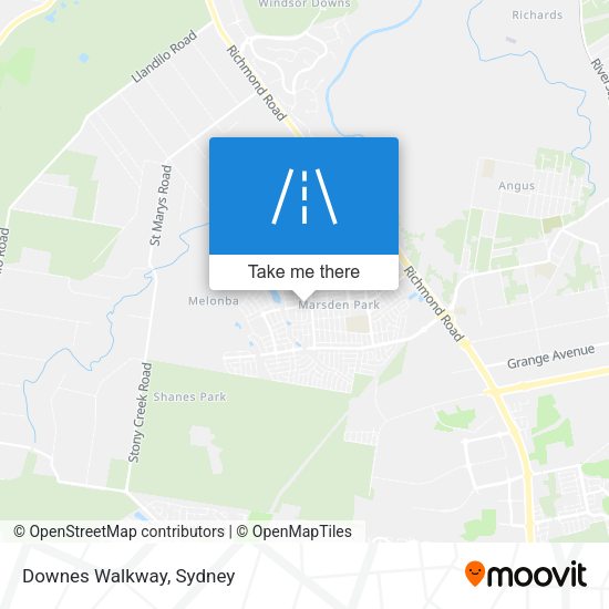 Downes Walkway map