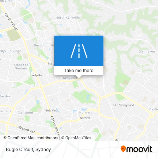 Bugle Circuit map