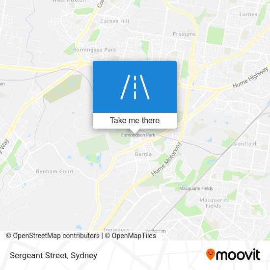 Sergeant Street map