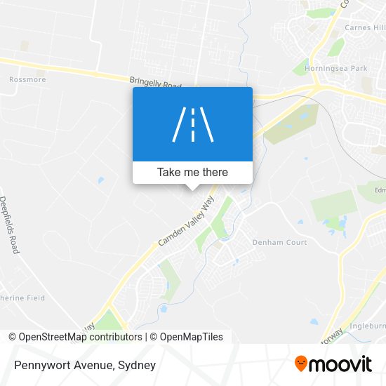 Pennywort Avenue map