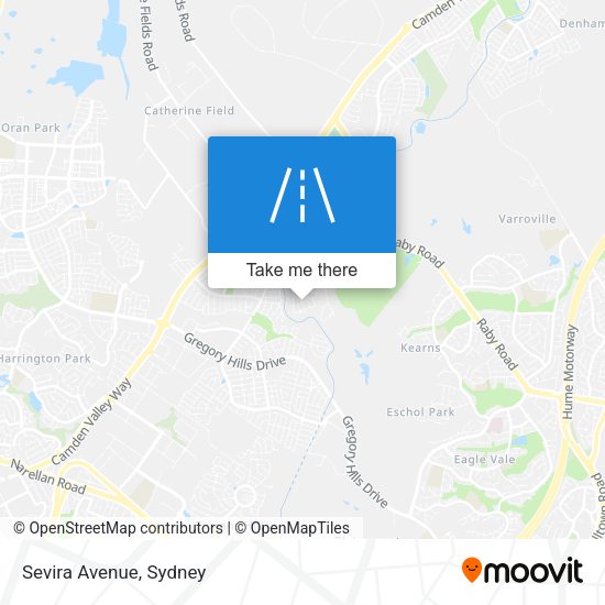 Sevira Avenue map
