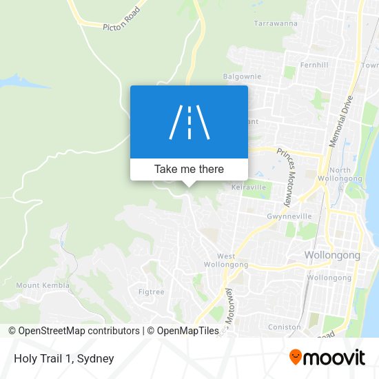 Holy Trail 1 map