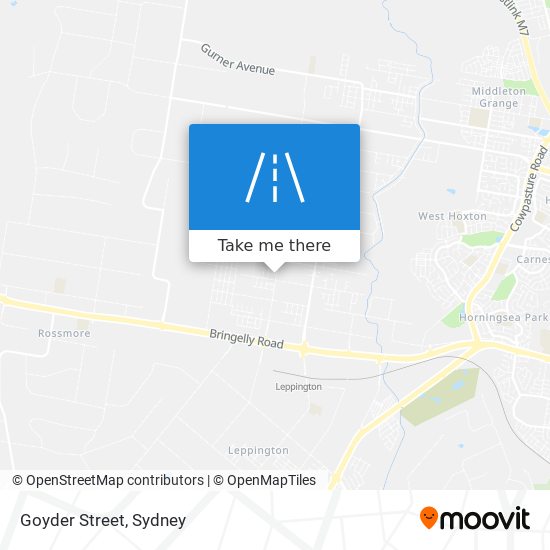 Goyder Street map