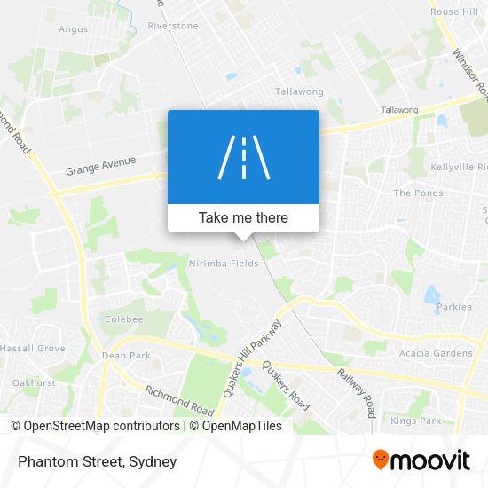 Phantom Street map