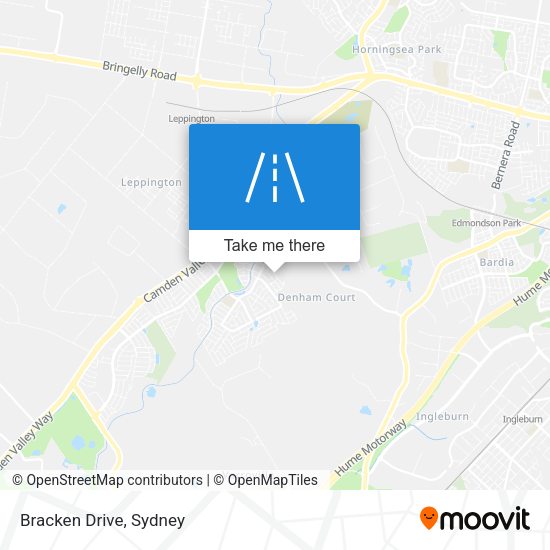 Bracken Drive map