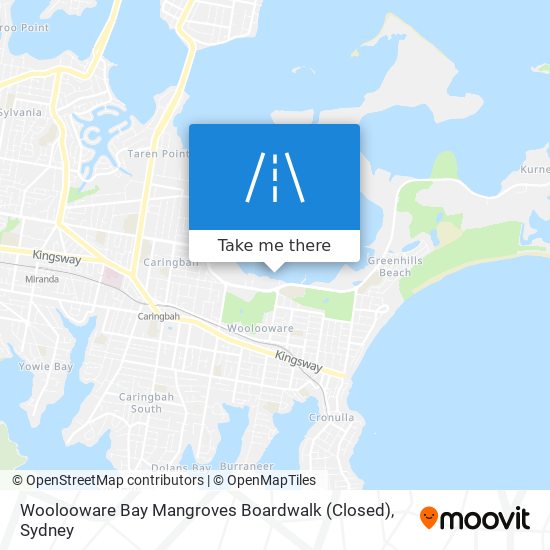 Woolooware Bay Mangroves Boardwalk (Closed) map