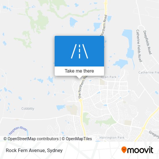 Rock Fern Avenue map