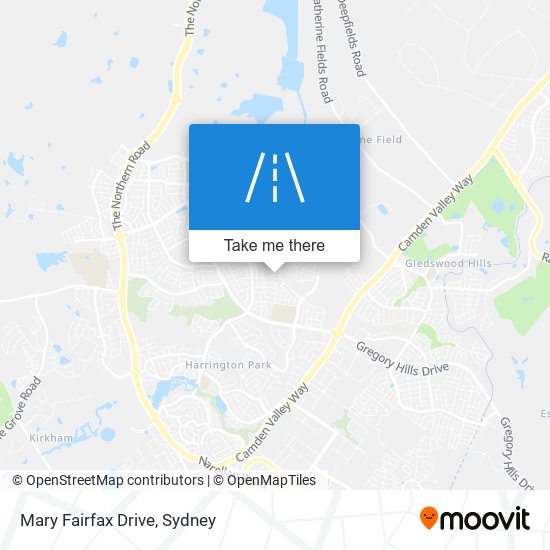 Mary Fairfax Drive map