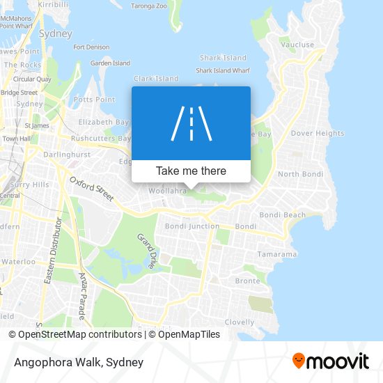 Angophora Walk map