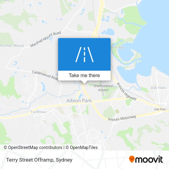Terry Street Offramp map