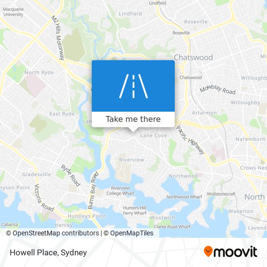 Mapa Howell Place
