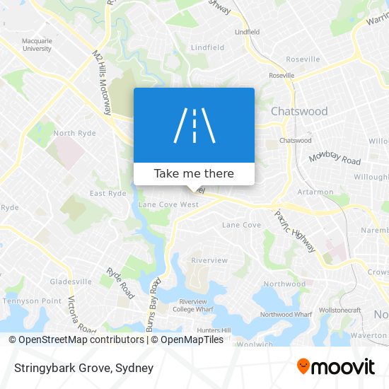 Stringybark Grove map