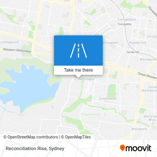 Reconciliation Rise map