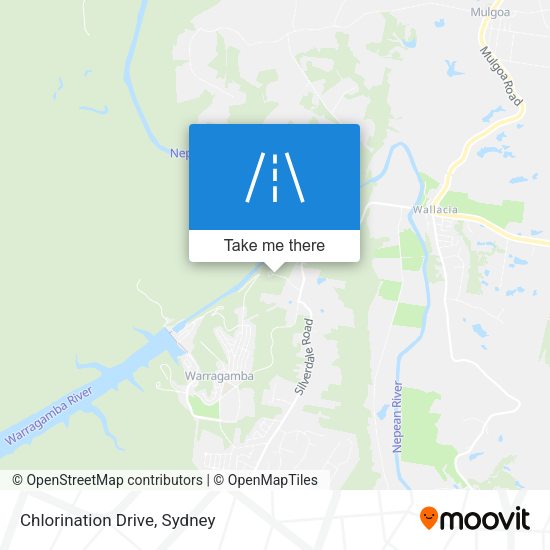 Chlorination Drive map