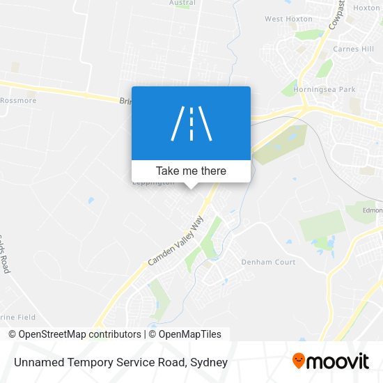 Unnamed Tempory Service Road map