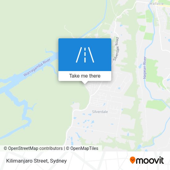 Kilimanjaro Street map