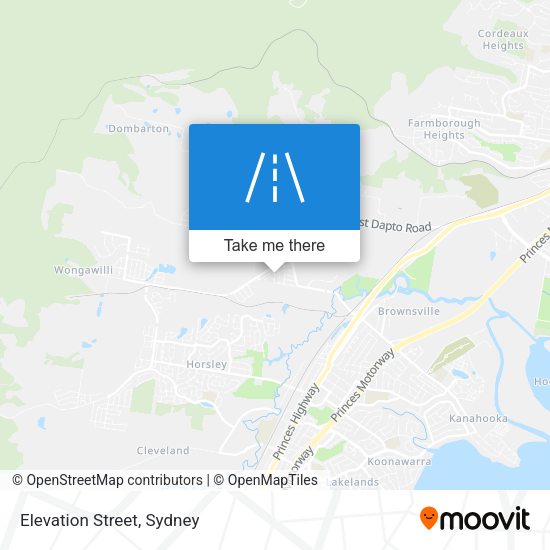 Elevation Street map