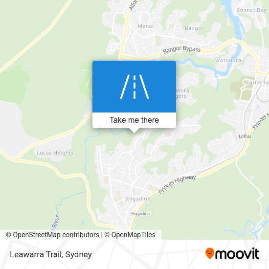 Leawarra Trail map