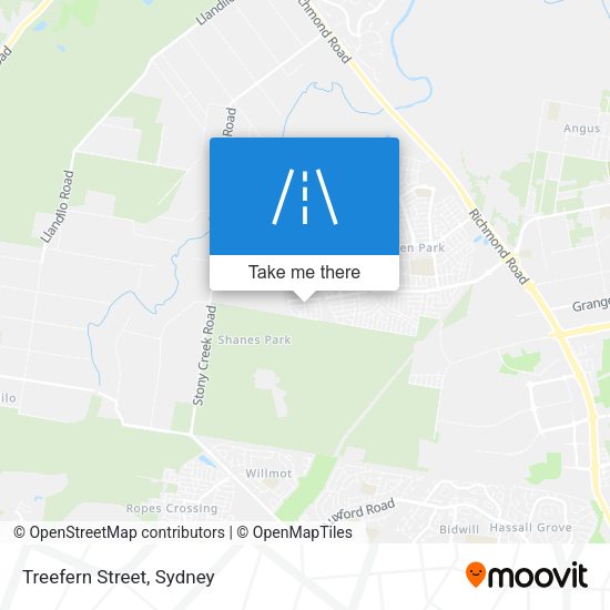 Treefern Street map