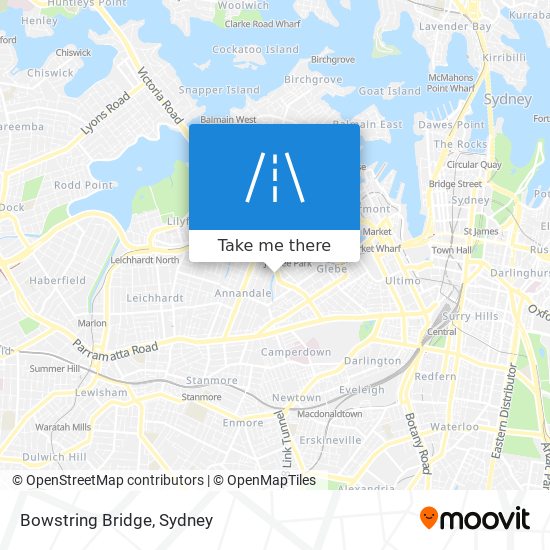 Bowstring Bridge map