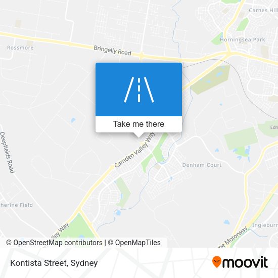 Kontista Street map