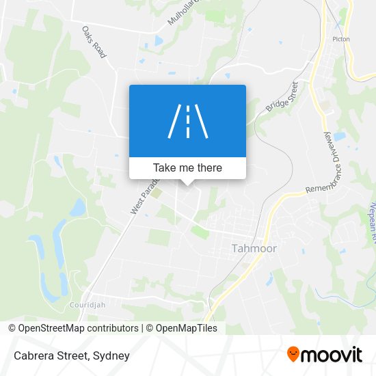 Cabrera Street map