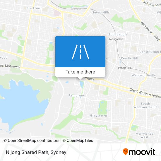 Nijong Shared Path map
