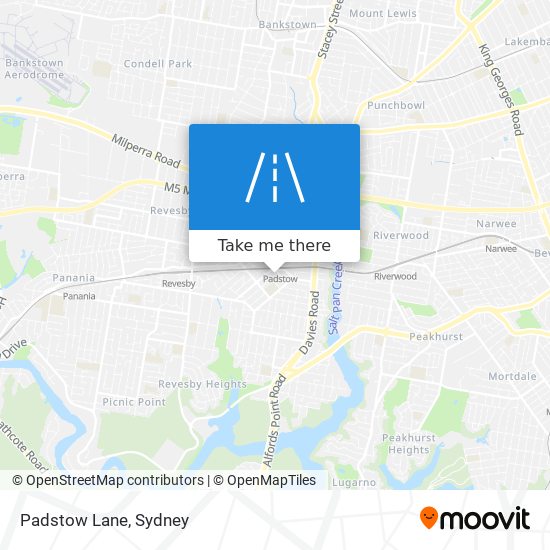 Padstow Lane map