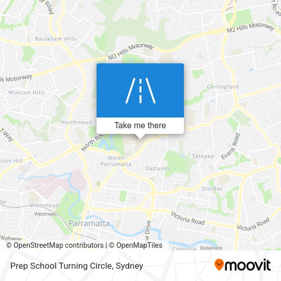 Prep School Turning Circle map
