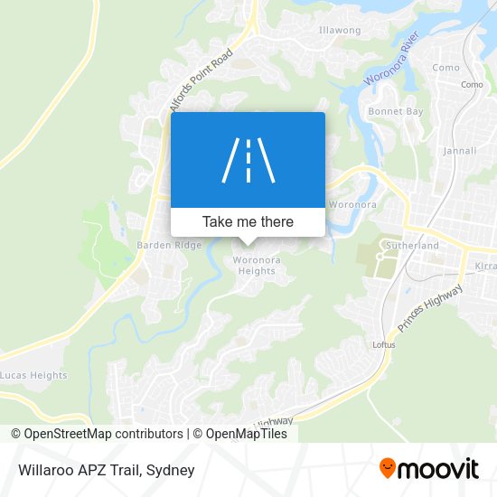 Willaroo APZ Trail map