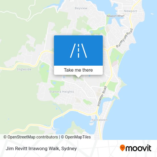 Jim Revitt Irrawong Walk map