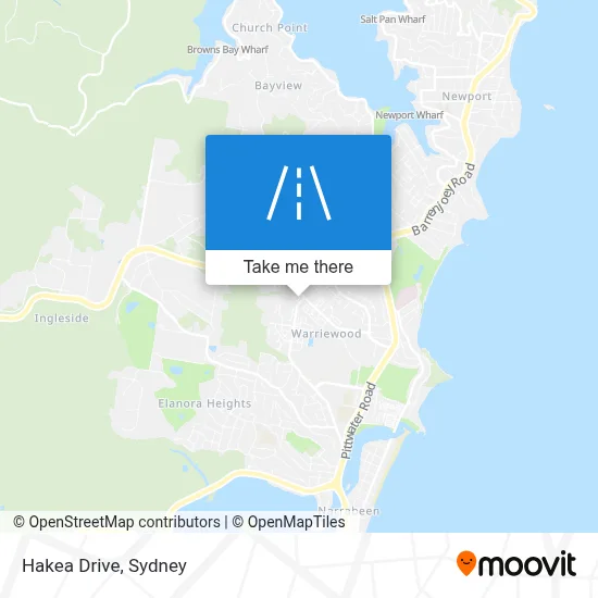 Mapa Hakea Drive