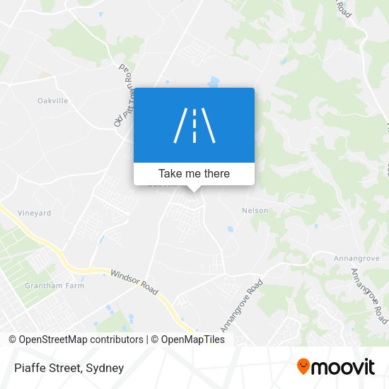 Piaffe Street map