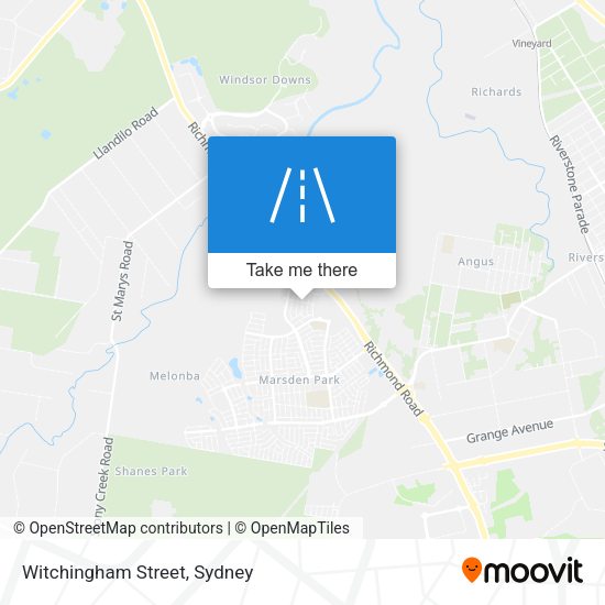 Witchingham Street map